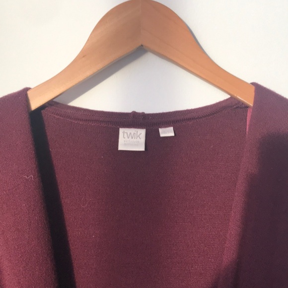 Twik hooded cocoon cardigan - Picture 2 of 4